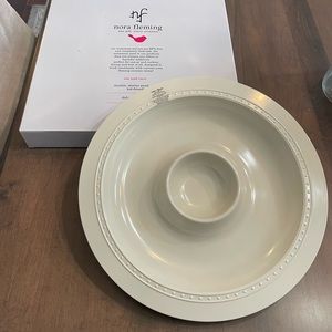 New Nora Fleming Melanine Chip & Dip Platter (and 2 NWT minis)
